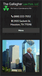 Mobile Screenshot of gallagher-law-firm.com